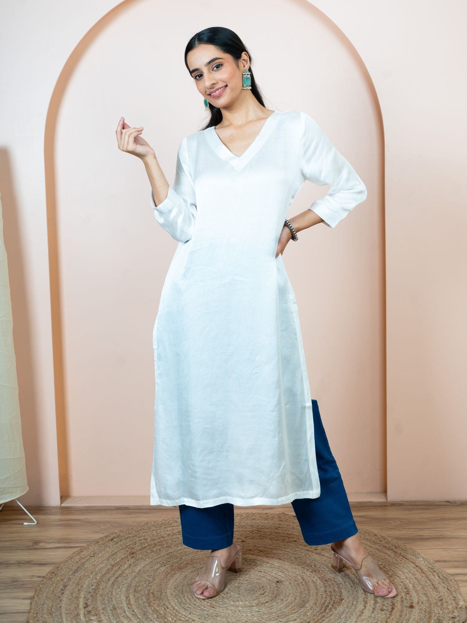 Modal Satin Kurta
