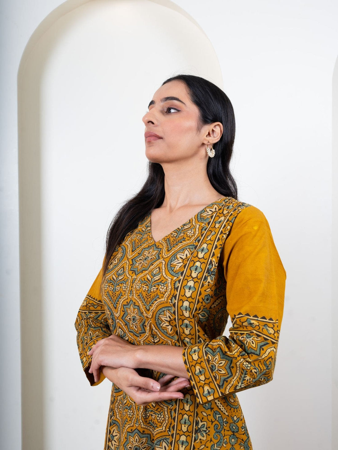 Hand Ajrakh Cotton Pant Set