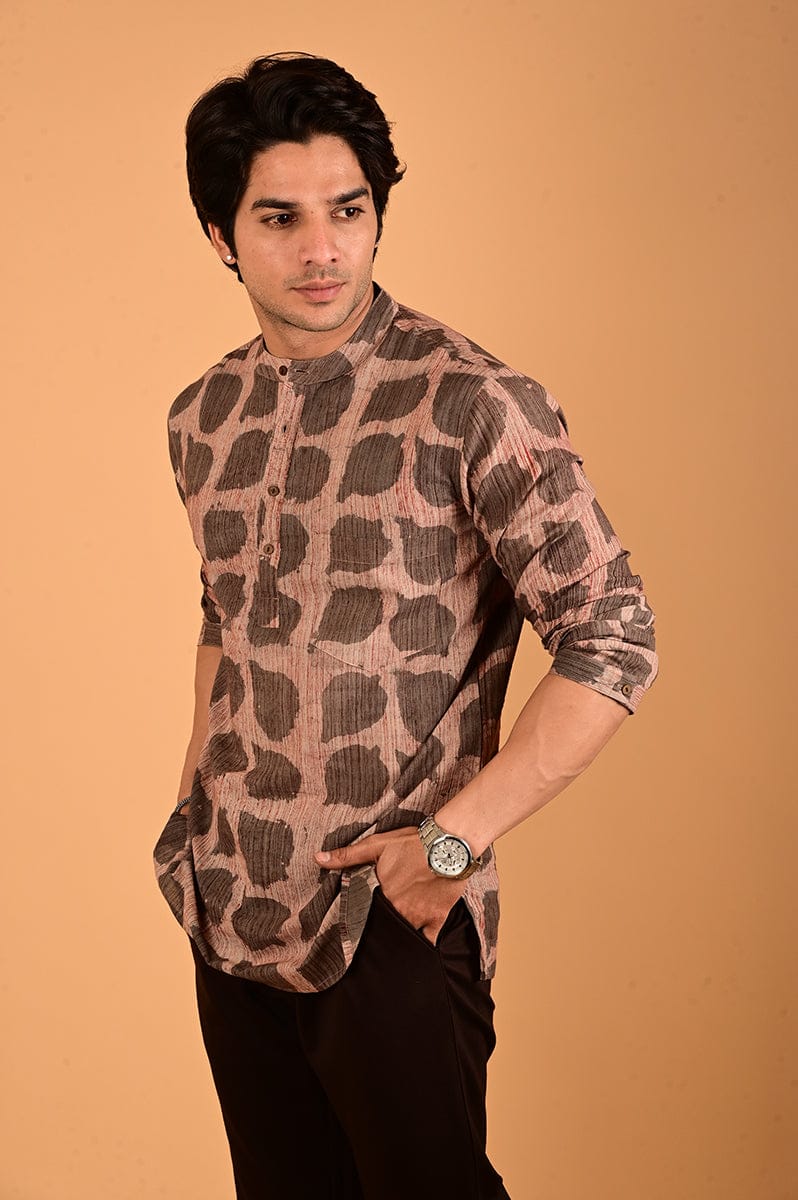 Hand Block Printed Short Kurta